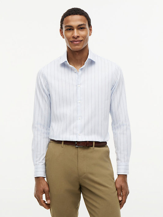 New York Label Flex Slim Fit Stripe Shirt