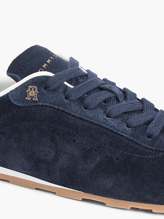 Suede Monogram Low Profile Trainers
