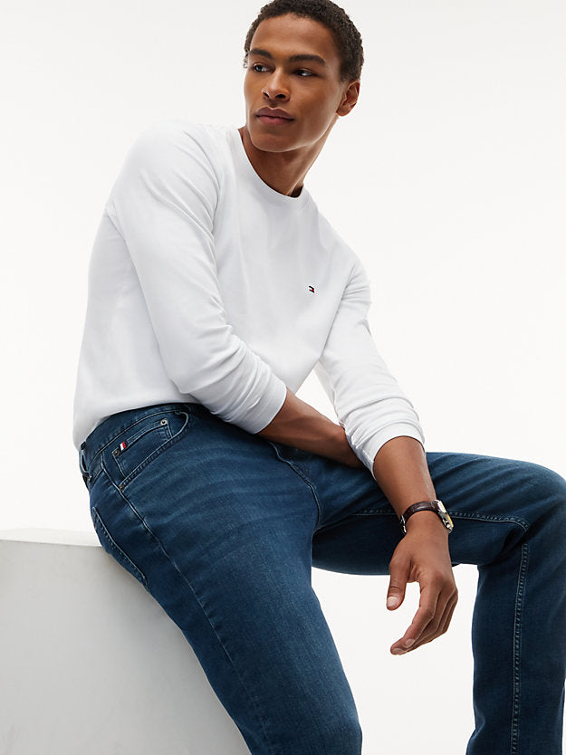 Denton Faded Straight Leg Jeans