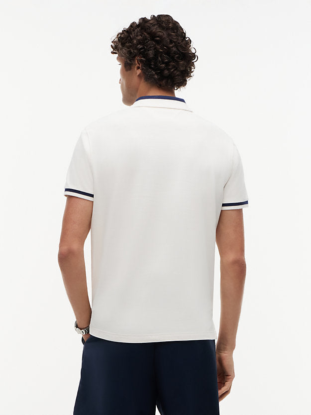 Regular Fit Colour-Blocked Collar Polo Shirt