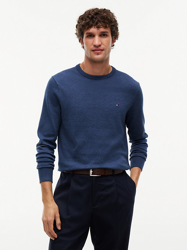Flag Embroidery Crew Neck Jumper