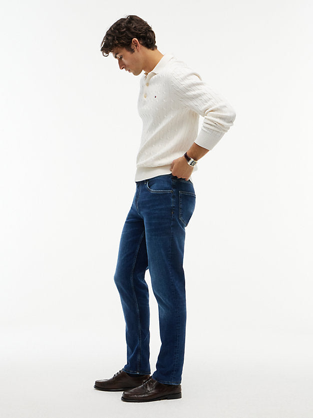 Denton Whiskered Straight Leg Jeans