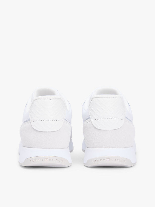 Embossed Monogram Leather Trainers