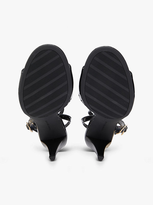 Patent Leather Ankle Strap High Heel Sandals