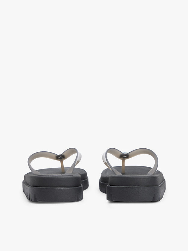Jelly Cleat Wedge Flip-Flops