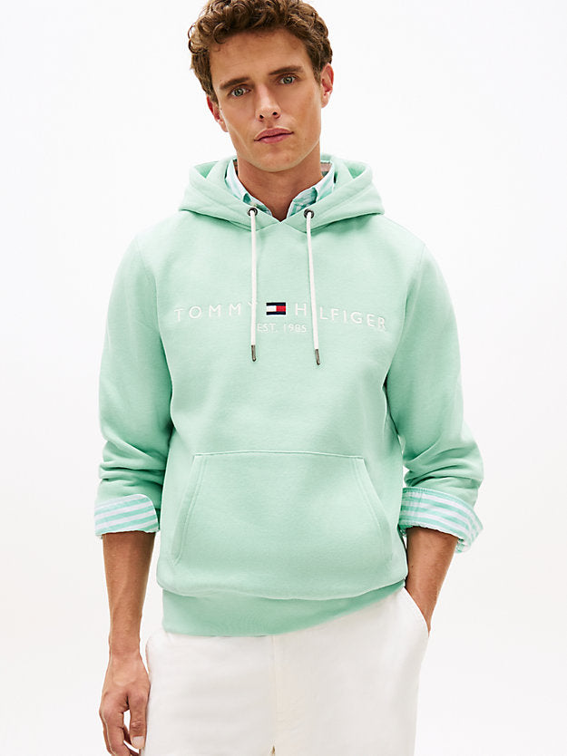 Logo Embroidery Fleece Hoody