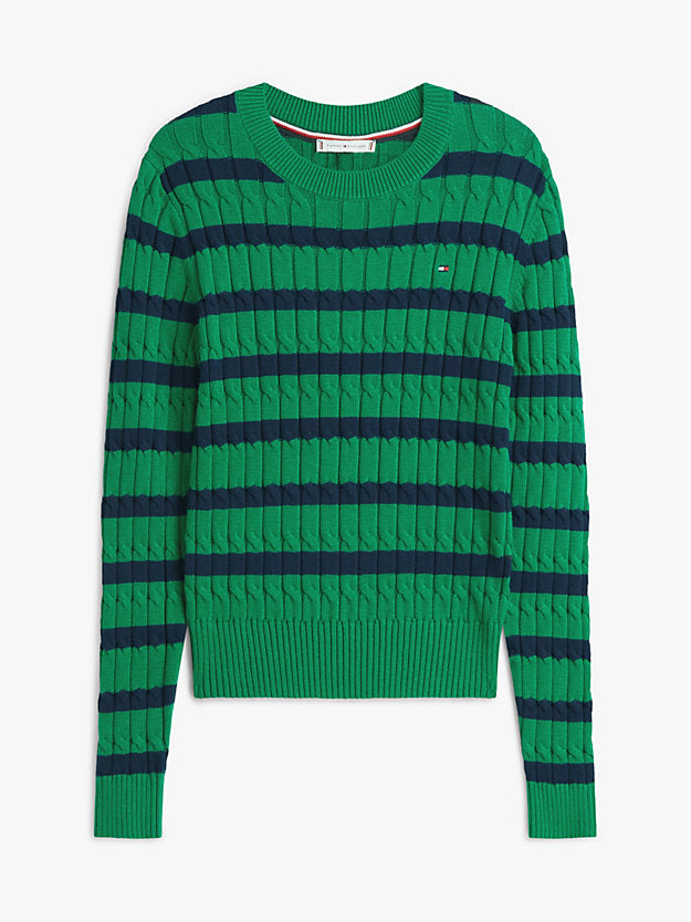 Cable Knit Crew Neck Jumper