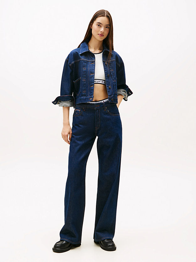 Mia Selvedge Relaxed Straight Leg Jeans