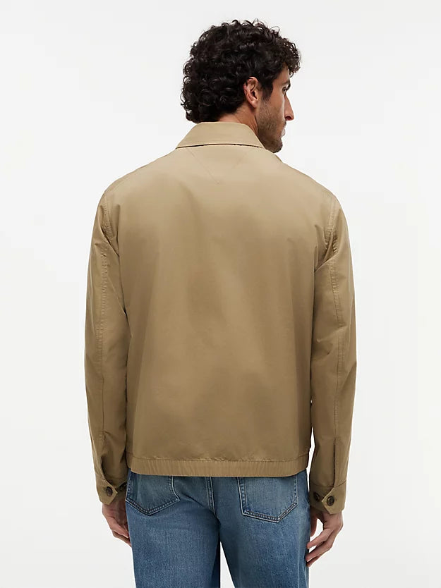 Lightweight Flag Embroidery Zip-Thru Ivy Jacket