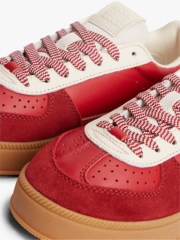 The Greenwich Leather Chunky Cupsole Trainers