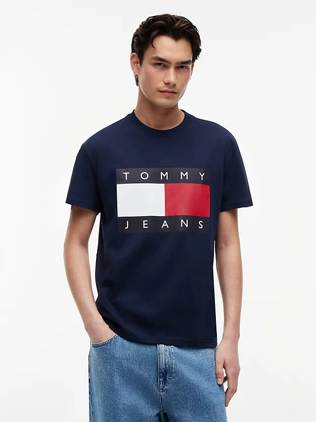 Flag Badge Crew Neck T-Shirt