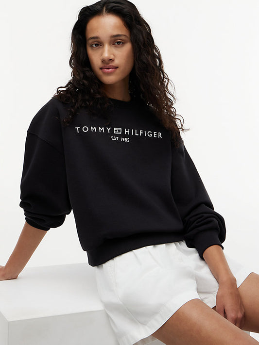Logo Relaxed Fleece Sweatshirt