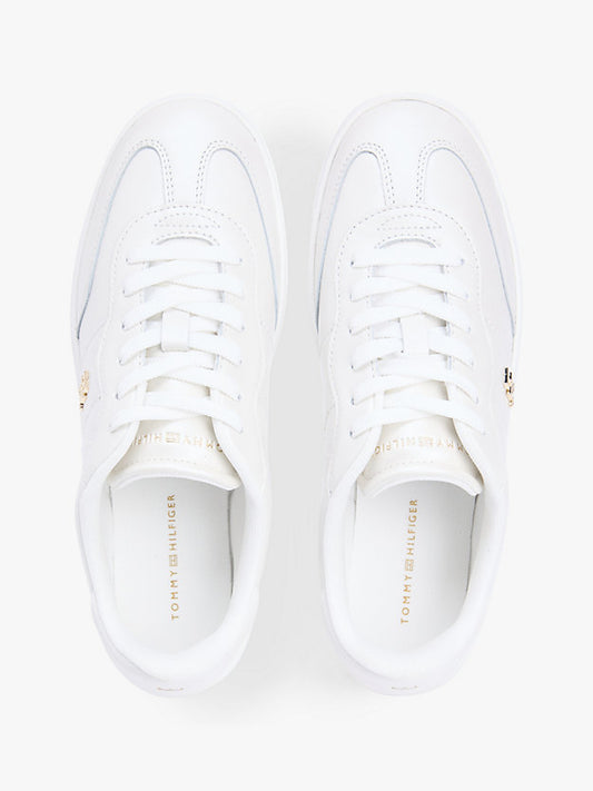 Monogram Metallic Trainers WiLeather