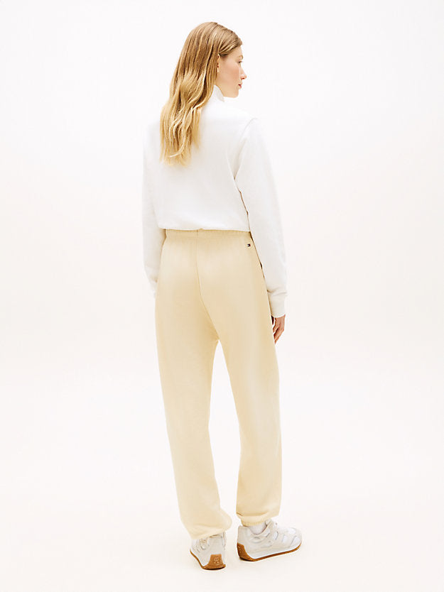 Logo Embroidery Cuffed Leg Joggers