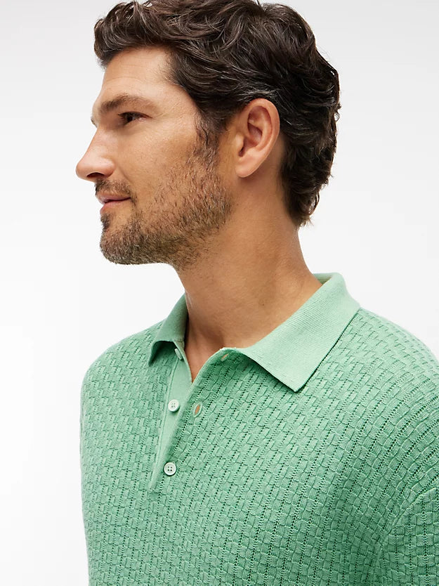 Washed Structured Polo Shirt