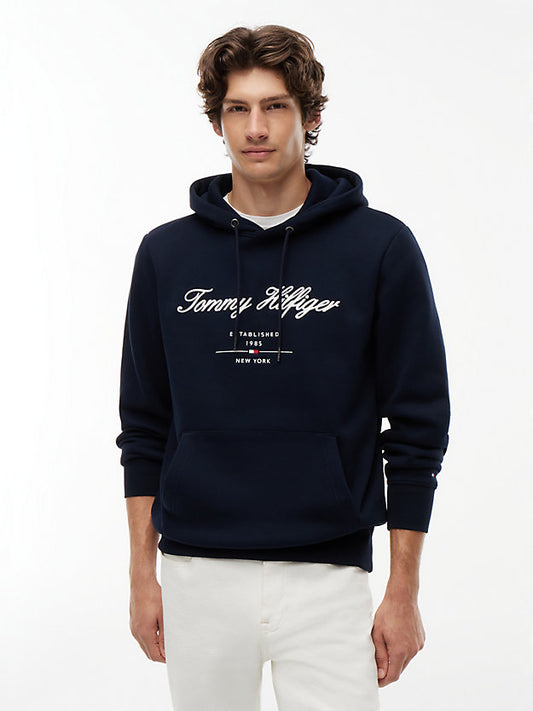 Logo Embroidery Fleece Hoody
