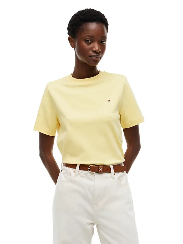 Boxy Interlock Knit T-Shirt