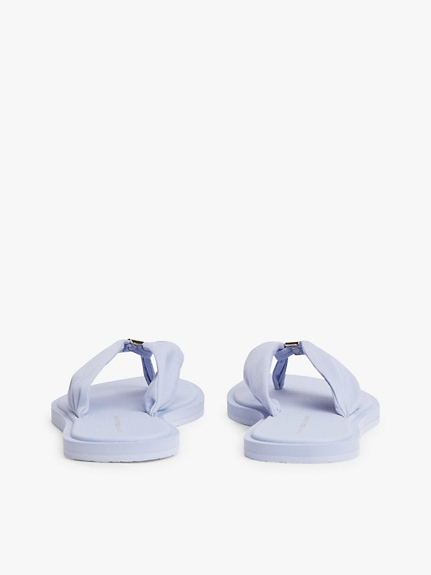 Monogram Plaque Flip-Flops