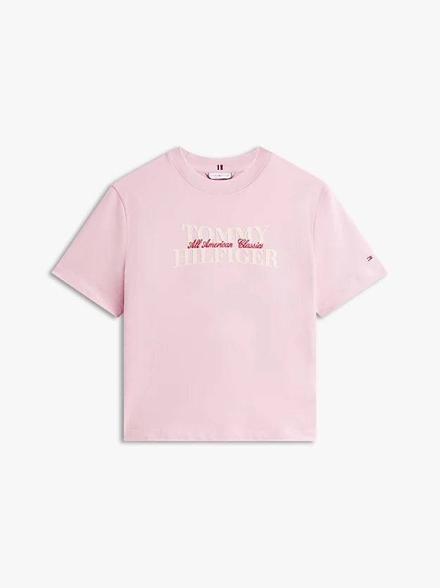 Classic Flock Logo Relaxed T-Shirt