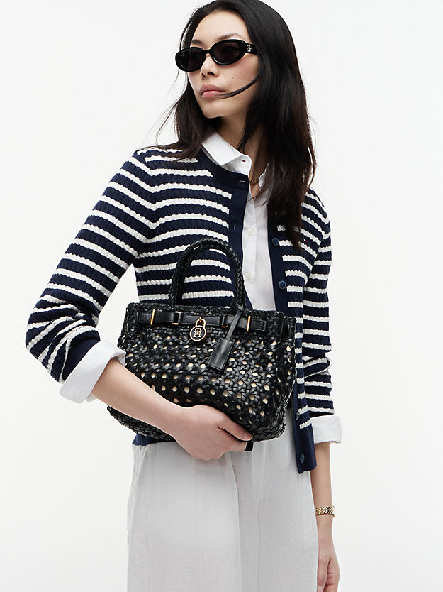 The American Icon Braided Leather Tote Bag