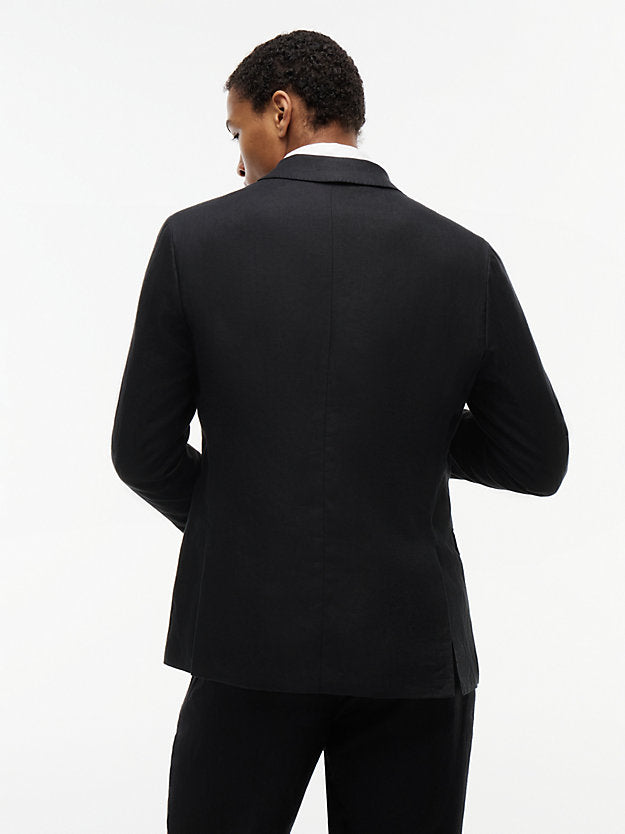 New York Label Regular Fit Pure Linen Blazer