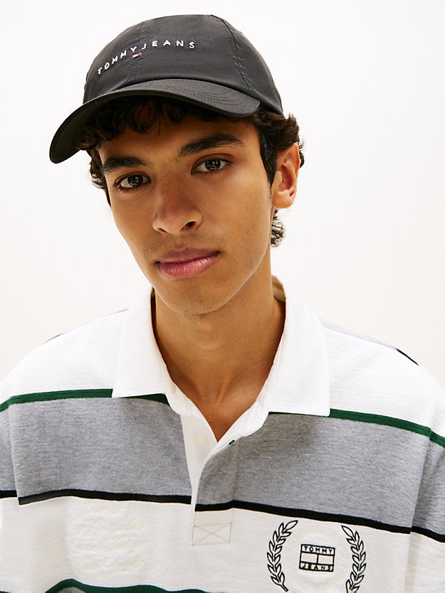 Linear Logo Embroidery Baseball Cap