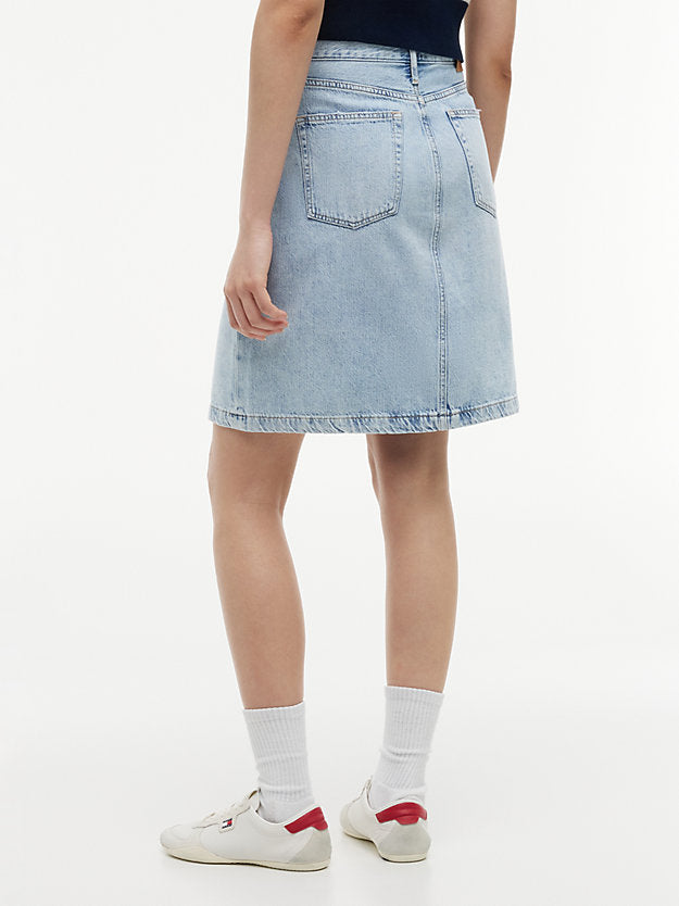 Claire Vintage Denim Mini Skirt