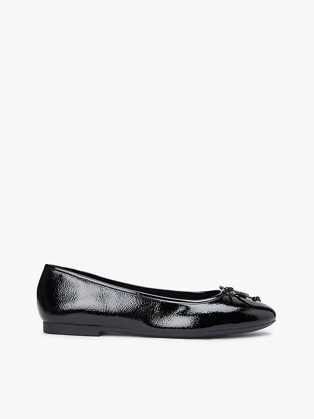 Patent Leather Monogram Ballerinas