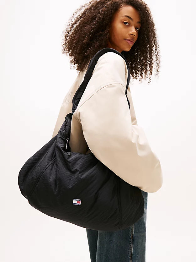 Casual Bead Charm Crossbody Bag