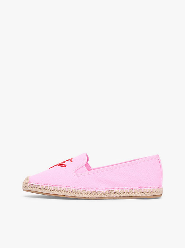 Logo Embroidery Canvas Espadrilles