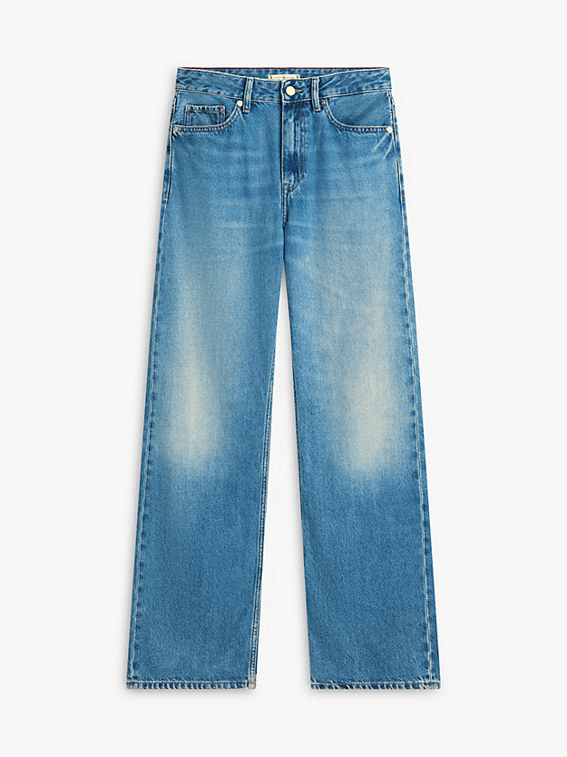 Mid Rise Loose Straight Leg Jeans