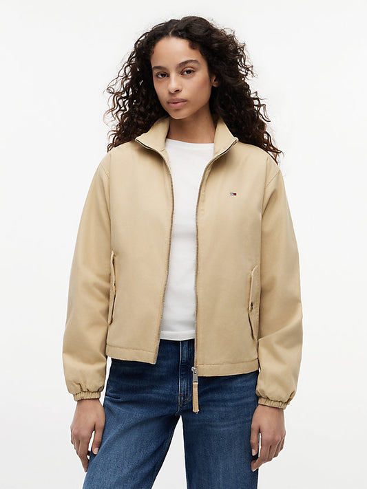 Peached Canvas Zip-Thru Jacket