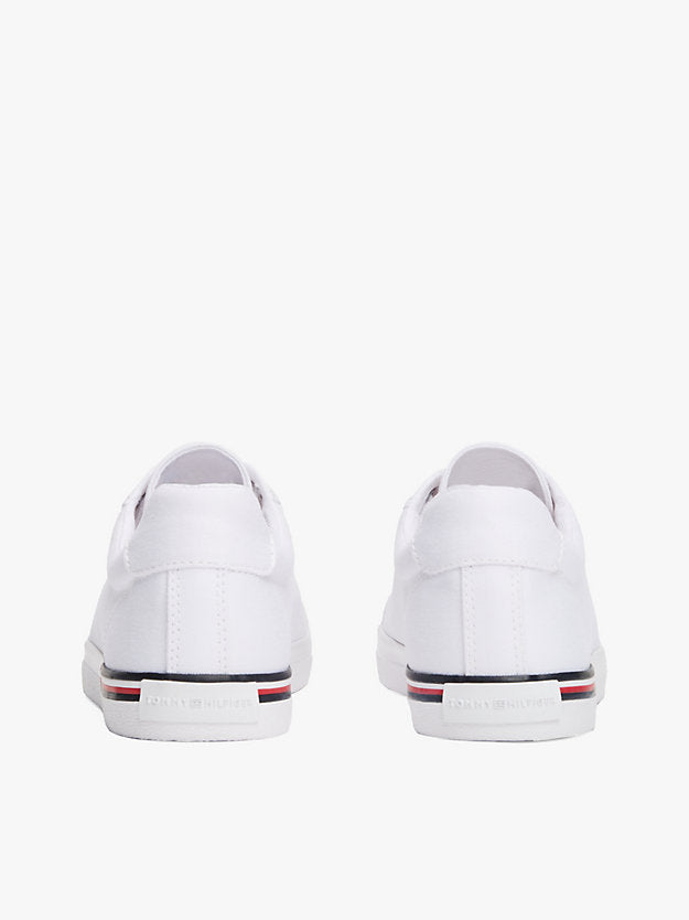 Twill Signature Lace-Up Trainers