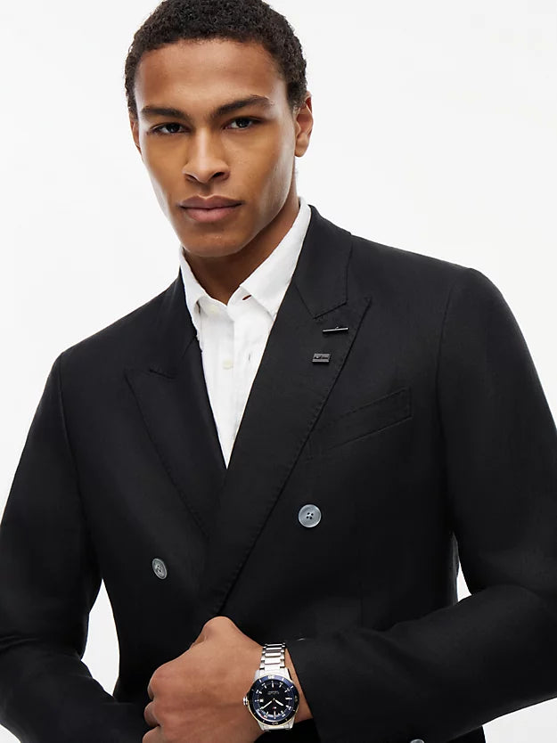 New York Label Regular Fit Pure Linen Blazer