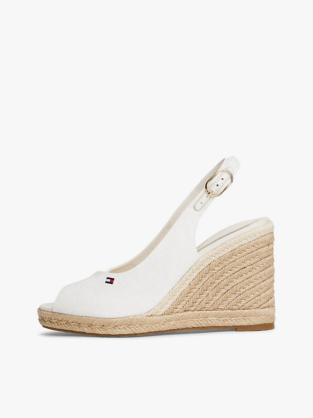Hemp Slingback Wedge Espadrilles