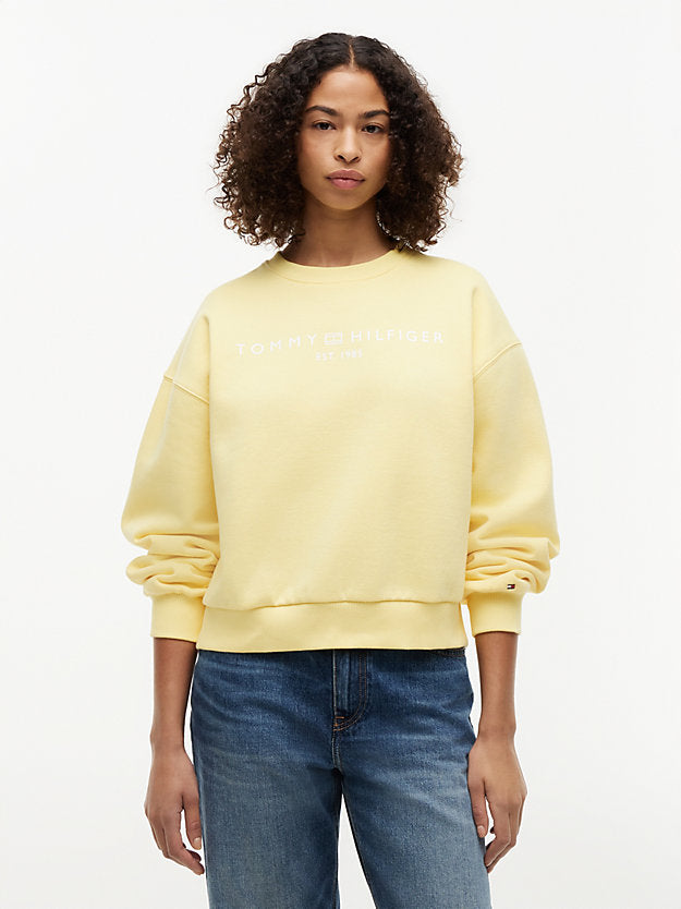 Logo Relaxed Fleece Sweatshirt