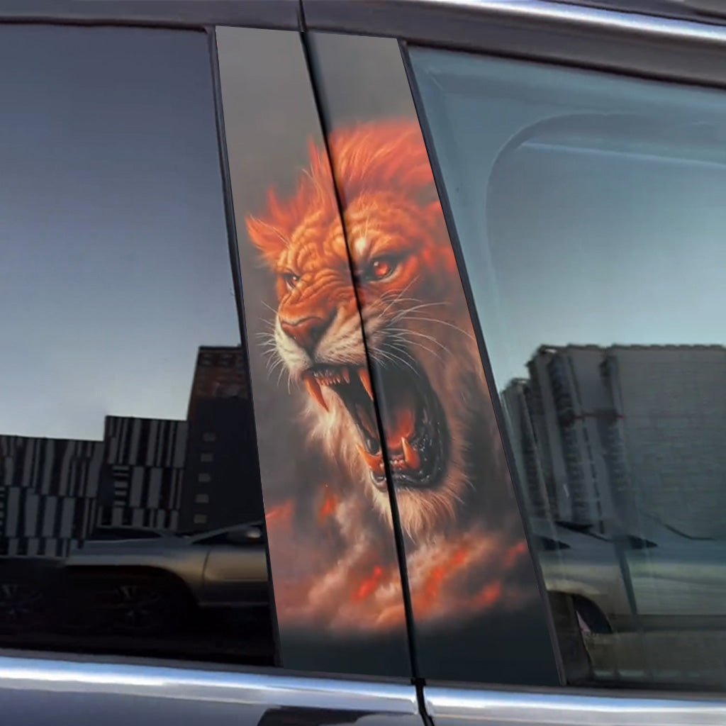 Lion Autotür-Aufkleber