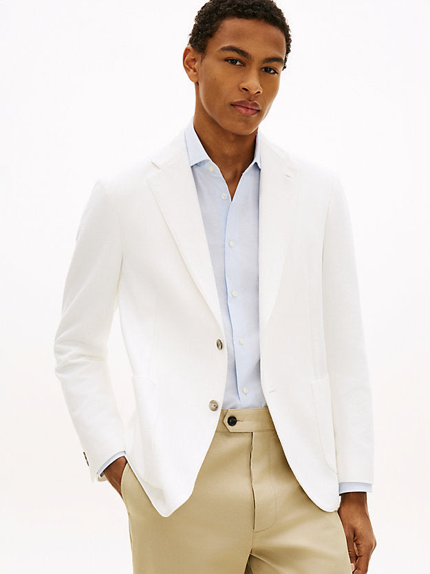 Regular Fit Twill Single Breasted Blazer