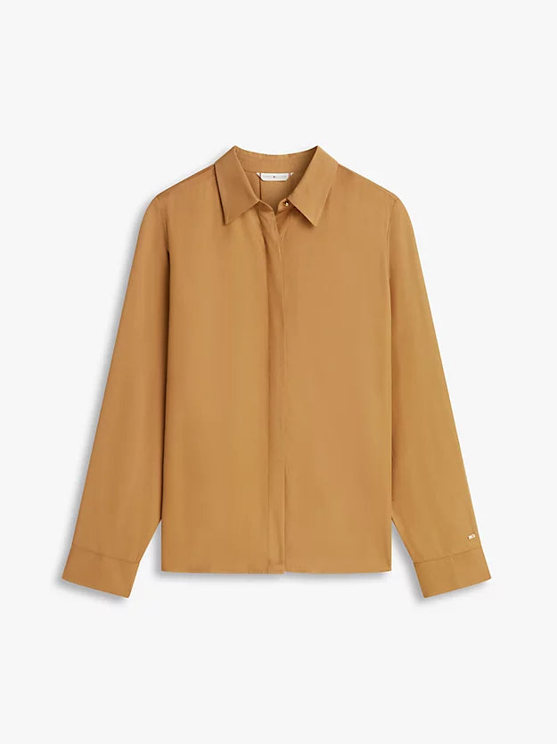 Regular Fit Gold-Tone Button Shirt