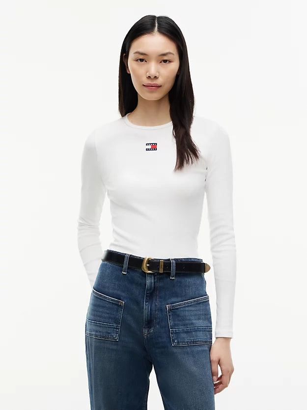 Badge Slim Long Sleeve T-Shirt