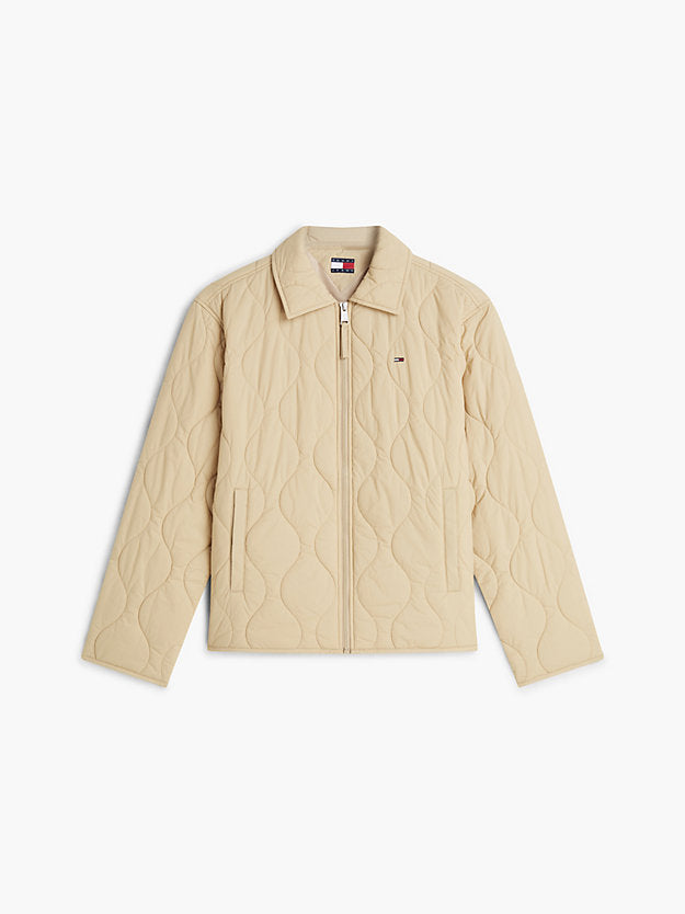 Water Repellent Quilted Relaxed Jacket