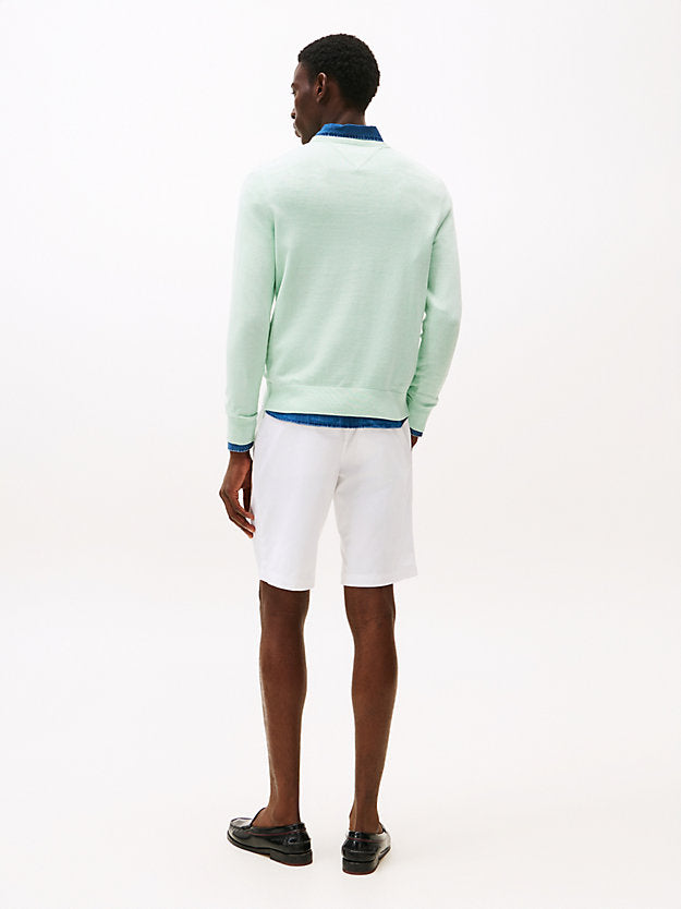 Flag Embroidery Crew Neck Jumper
