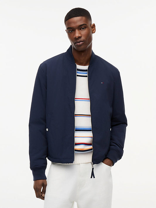 Logo Water Repellent Bomber Jacket
