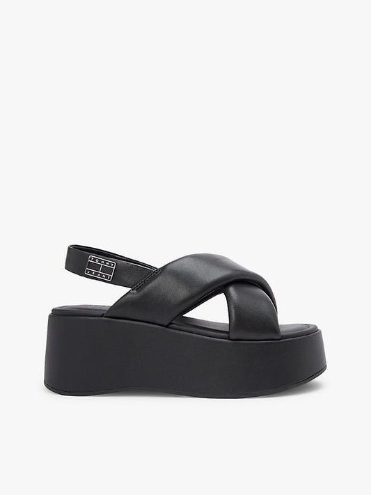 Padded Strap Wedge Sandals