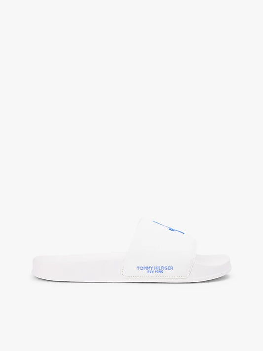 Logo Embroidery Canvas Pool Slides