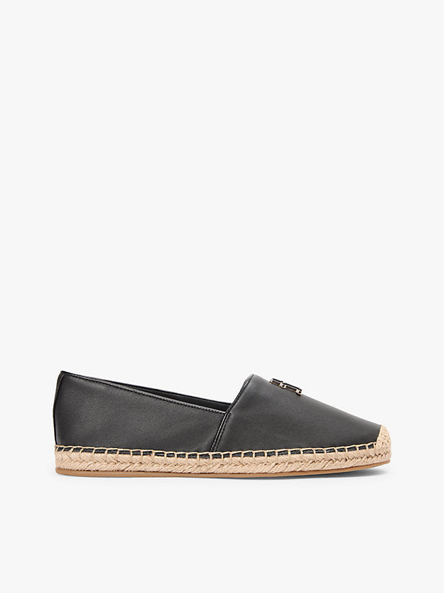 Monogram Leather Espadrilles