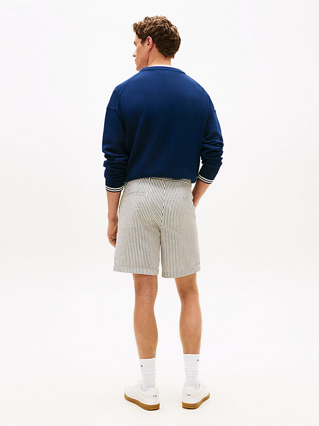 Dover Seersucker Stripe Regular Fit Chino Shorts