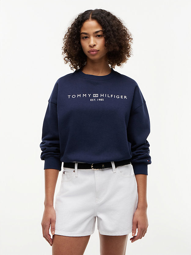 Logo Relaxed Fleece Sweatshirt