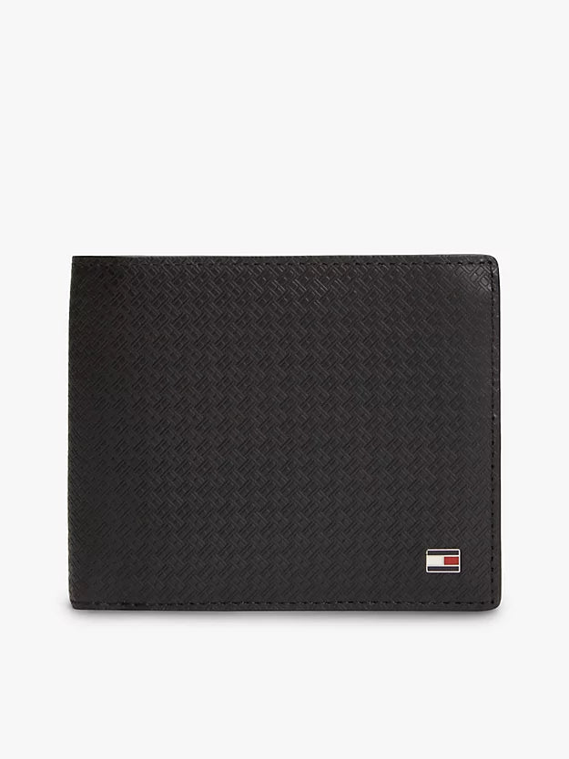 Embossed Flag Leather Card And Coin Wallet
