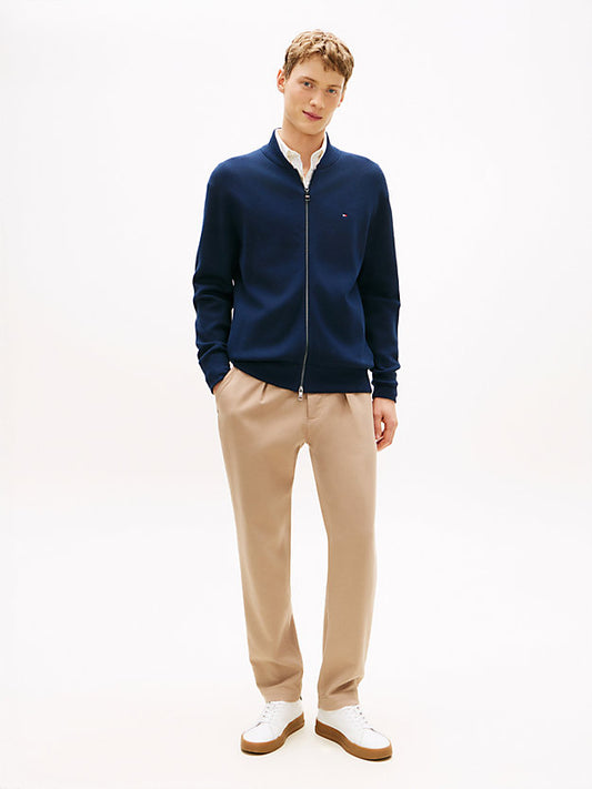 Relaxed Zip-Thru Baseball Jacket